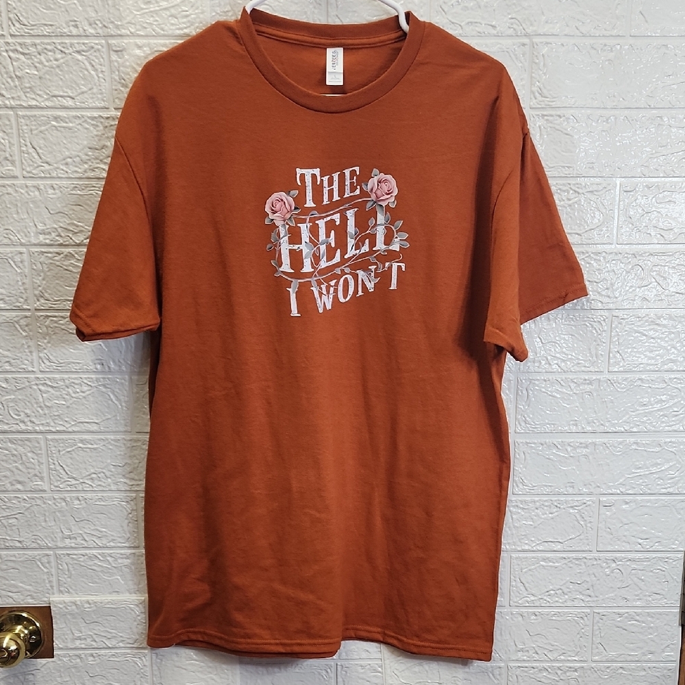 Jerzees Burnt Orange Statement Tee - image 1